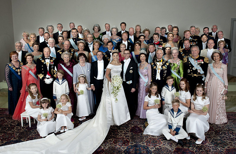 Svatba švédské korunní princezny Victorie Foto: Nikon, oficiální zdroj
