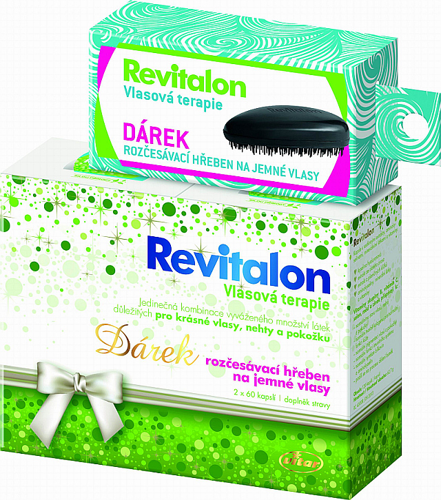 Revitalon - Dárkové balení s hřebenem  Foto: Vitar, oficiální zdroj