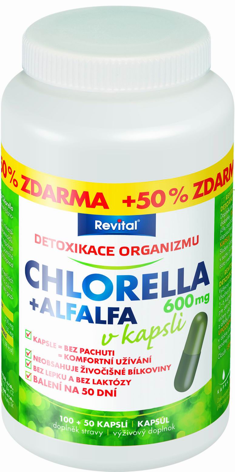 Revital Chlorella + alfaalfa Foto: Vitar, oficiální zdroj