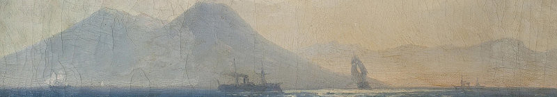 Aukce Dorothea: Ivan K. Ajvazovskij - Pohled na Vesuv, olej na plátně 1891 Foto: archiv Dorotheum