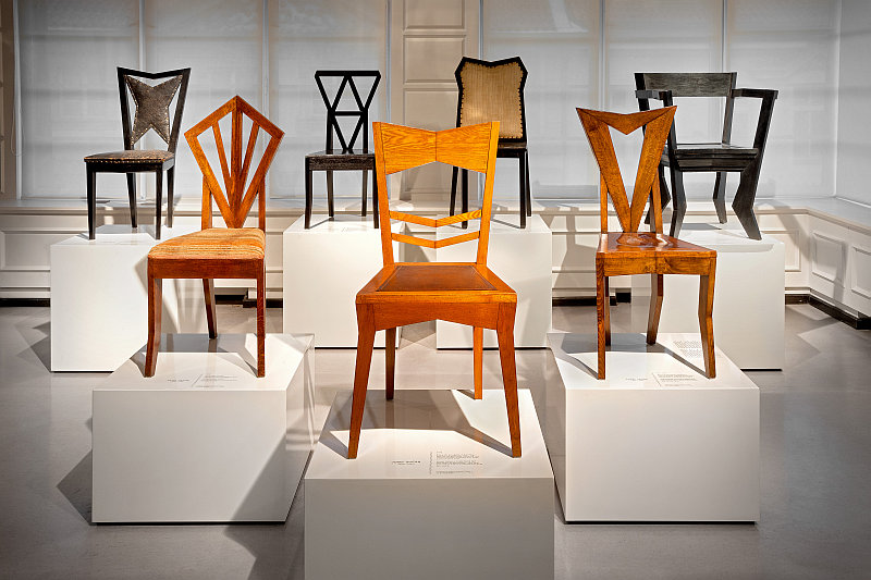 Český kubismus: židle Foto: UPM, oficiální zdroj