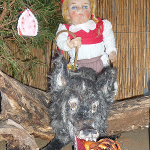 Vánoční výstava - Lošťáková - Karkulka a vlk
