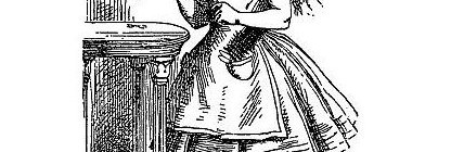 Lewis Carroll: Alenka v říši divů a za zrcadlem, ilustrace John Tenniel Zdroj: Wikimedia Commons
