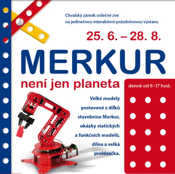 Výstava Merkur - plakát
Oficiální zdroj: Chvalský zámek