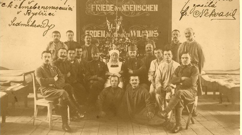 Vánoční přání 1917 Zdroj: e-Newspeak