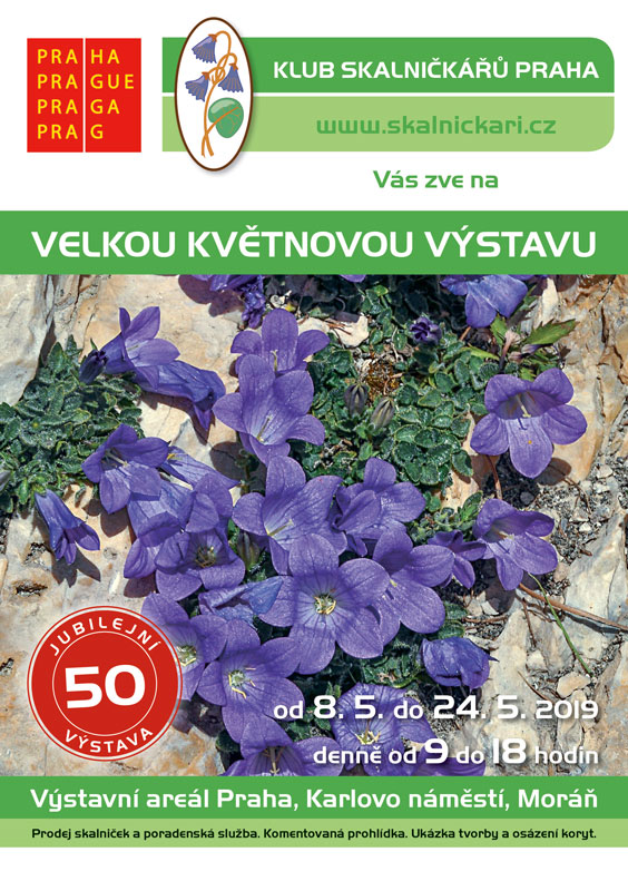 Výstava skalniček - plakát Oficiální zdroj: KSP
